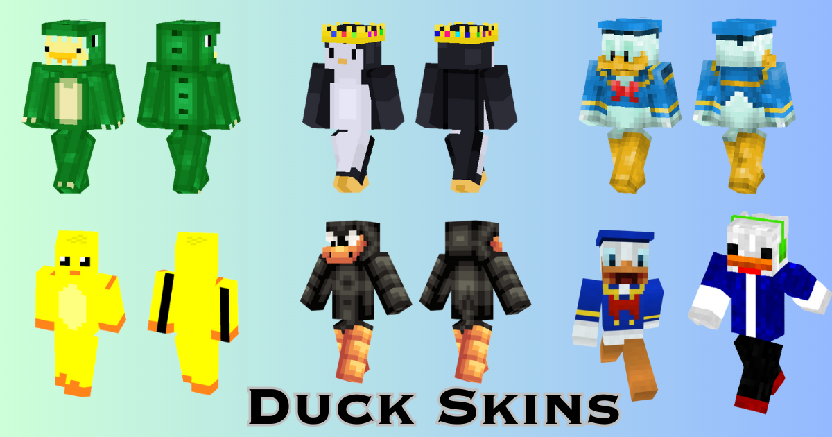 duck skins minecraft.