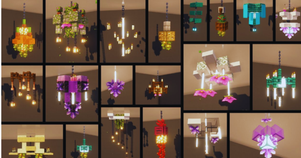 Minecraft chandelier